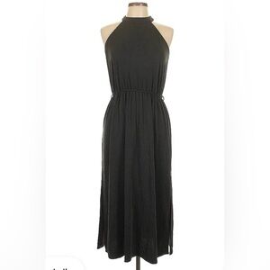 The Good Jane Halter Dress Black NWT Size Large